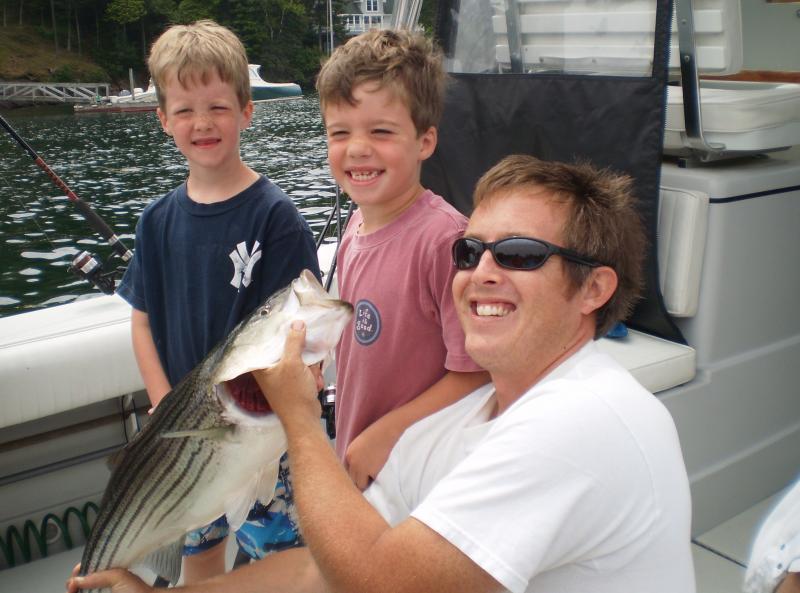 First striper Boothbay Register